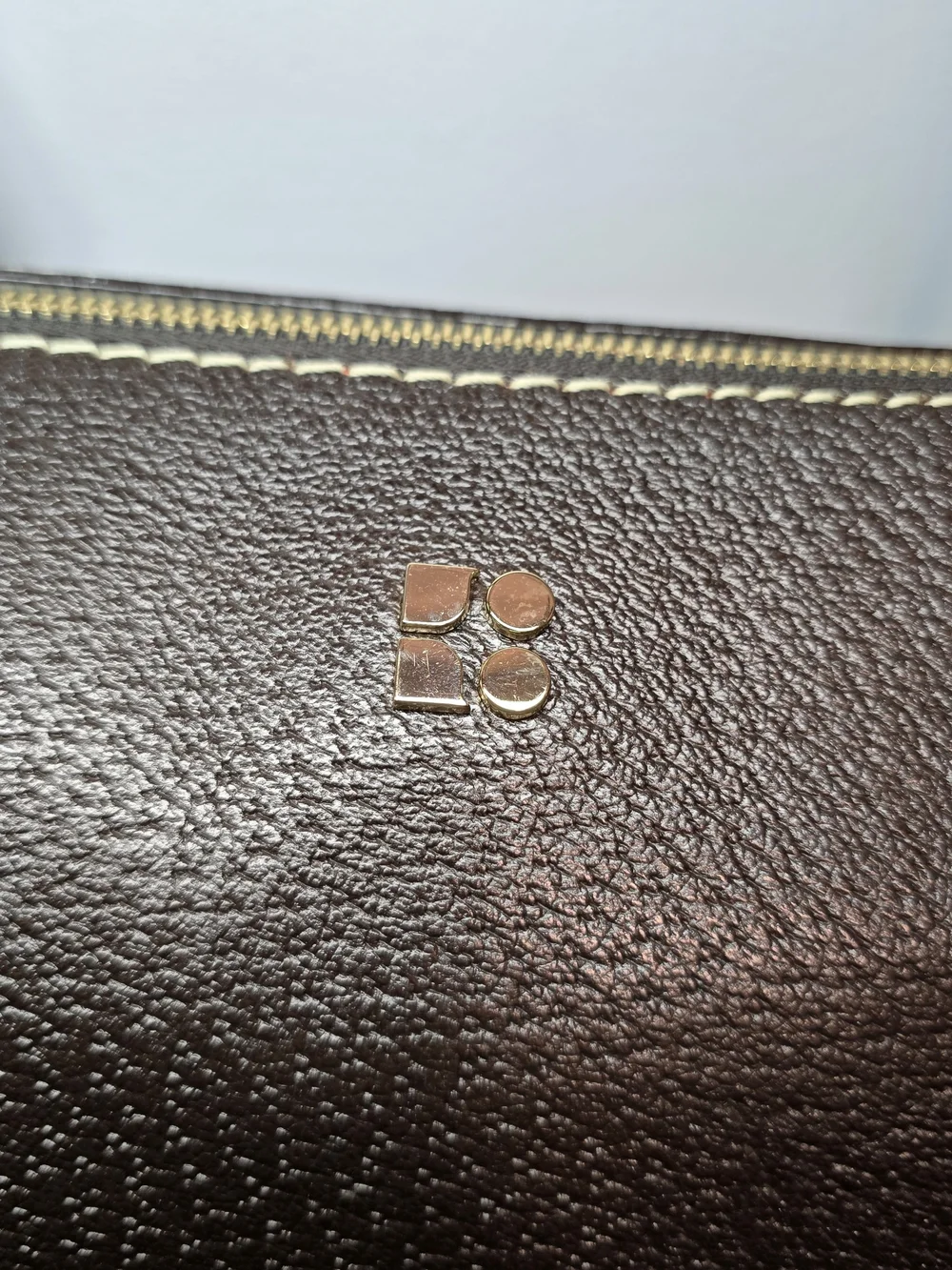 kate spade Vintage Brown Pebbled Leather Satchel with Gold Hardware